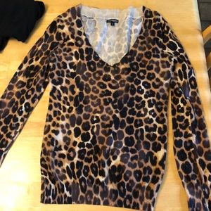 Leopard print sweater